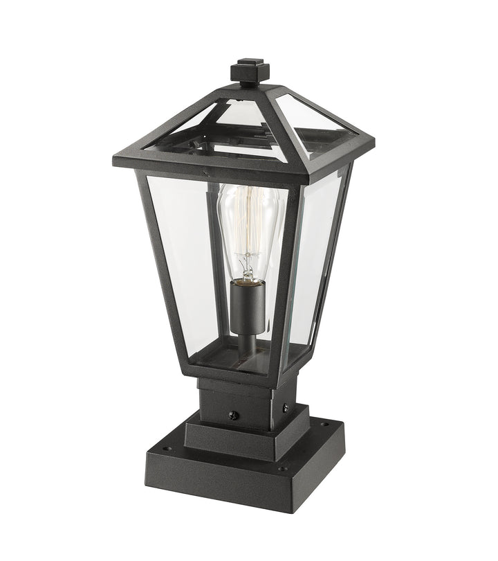 Z-Lite Lighting 579PHMS-SQPM-BK  Talbot Outdoor Black