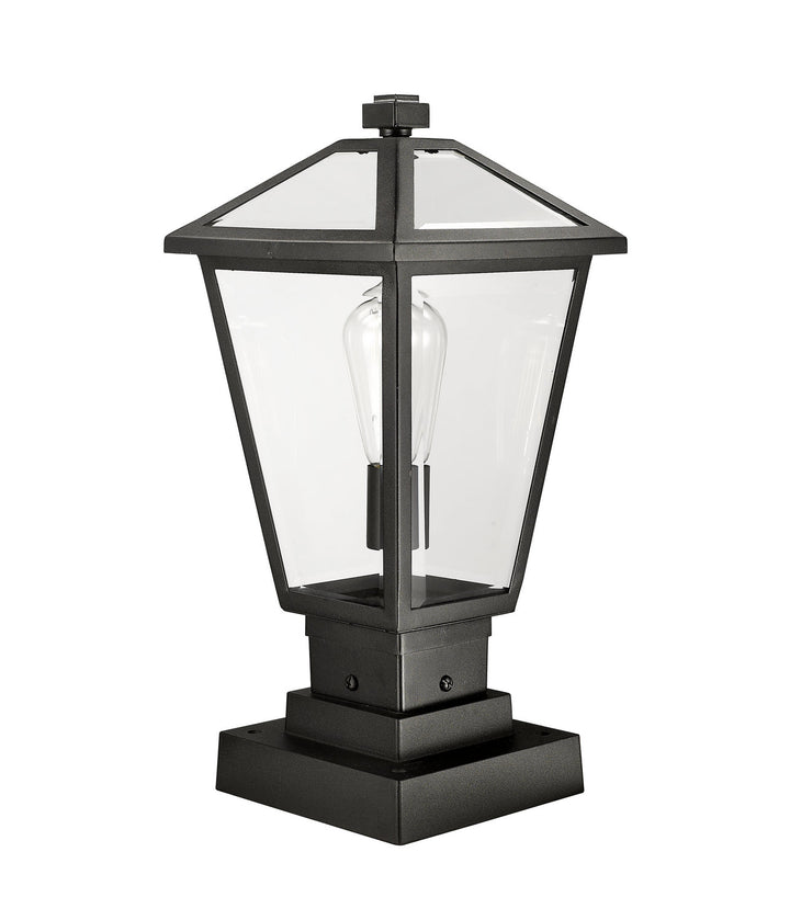 Z-Lite Lighting 579PHMS-SQPM-BK  Talbot Outdoor Black