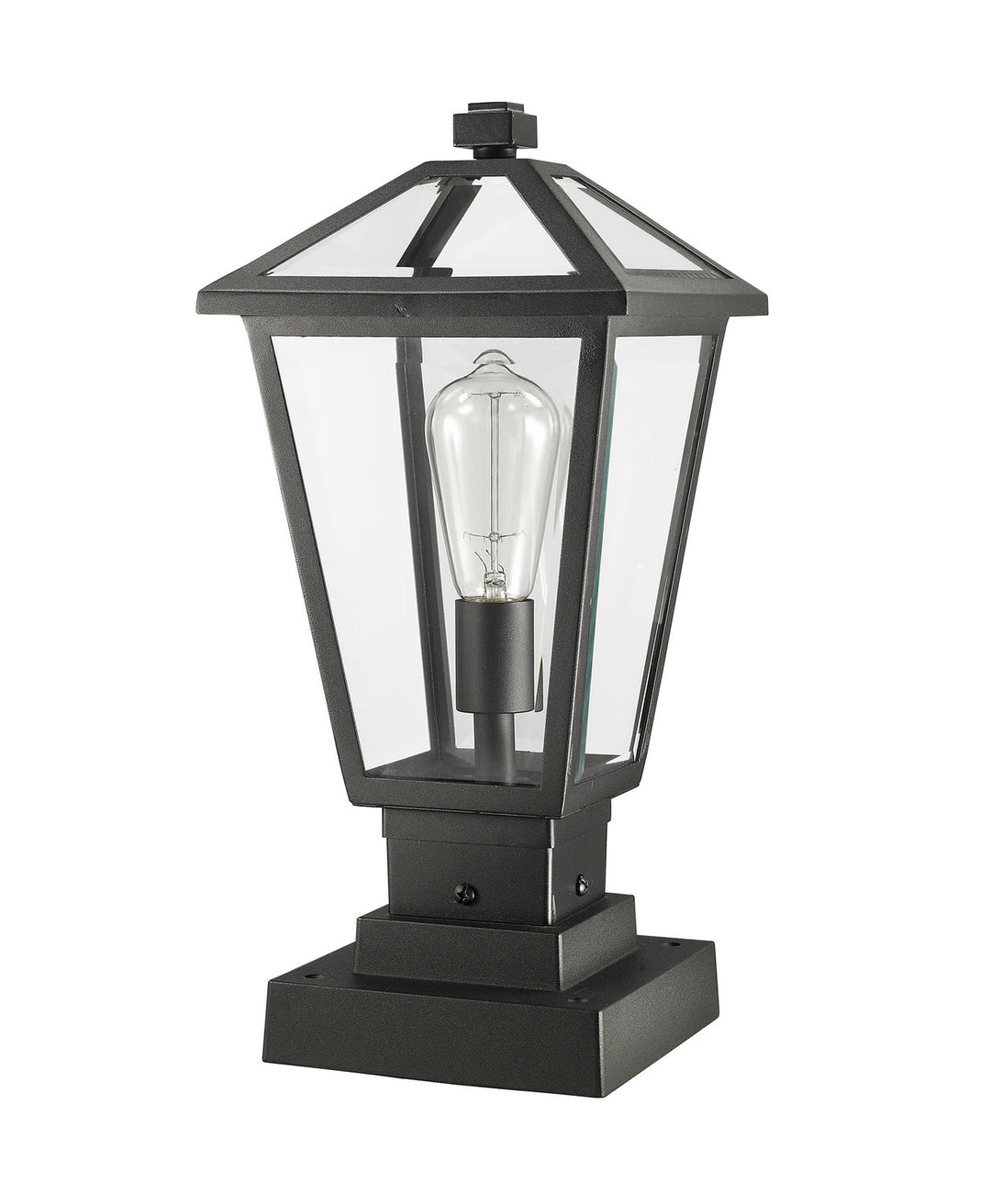 Z-Lite Lighting 579PHMS-SQPM-BK  Talbot Outdoor Black