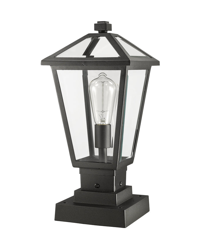 Z-Lite Lighting 579PHMS-SQPM-BK  Talbot Outdoor Black
