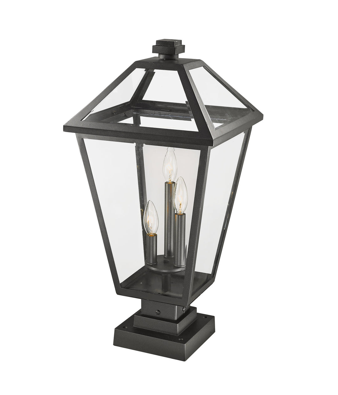 Z-Lite Lighting 579PHXLS-SQPM-BK  Talbot Outdoor Black