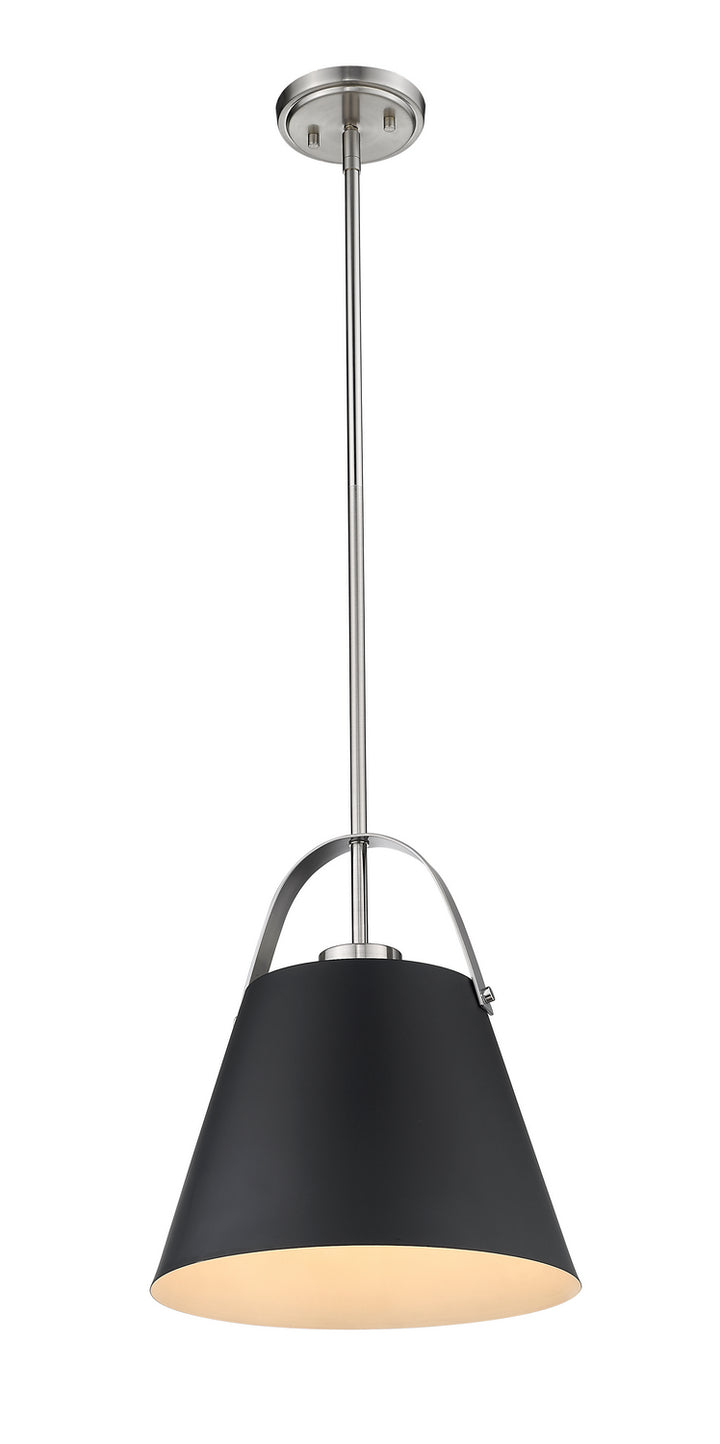 Z-Lite Z-Studio 726P-MB+BN Pendant Light - Matte Black / Brushed Nickel