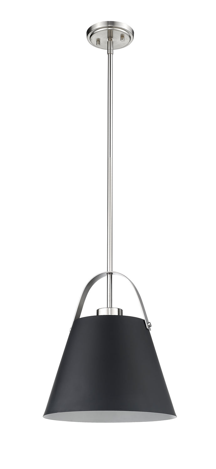 Z-Lite Z-Studio 726P-MB+BN Pendant Light - Matte Black / Brushed Nickel