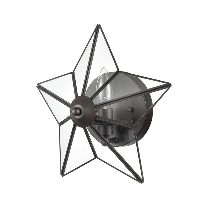 Elk Moravian Star D4387 Wall Sconce Light - Oil Rubbed Bronze