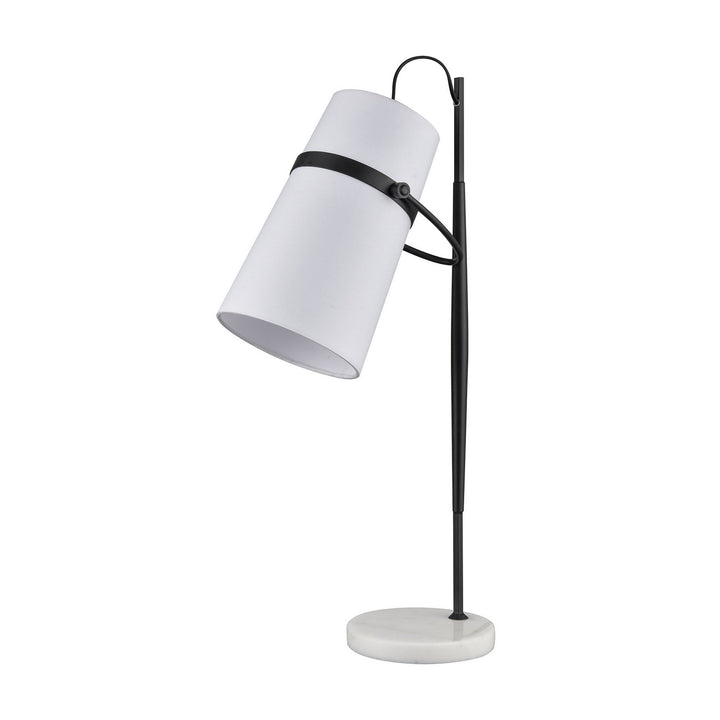 Elk Lighting D4191 Modern Banded Shade Lamp Matte Black