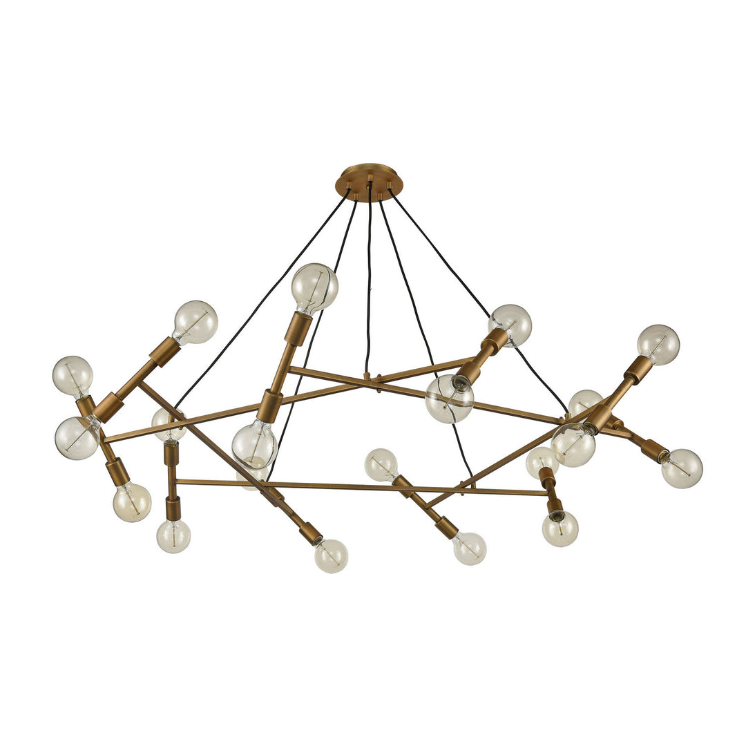 Elk Guesting D4350 Pendant Light - Antique Brass