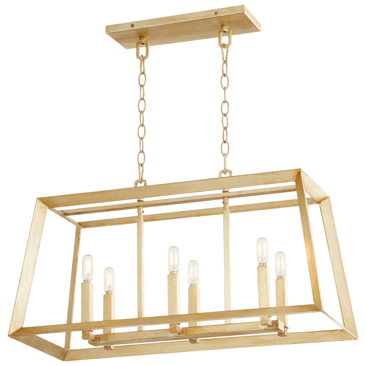 Cyan Design Gothic 10381 Pendant Light - Aged Silver Leaf