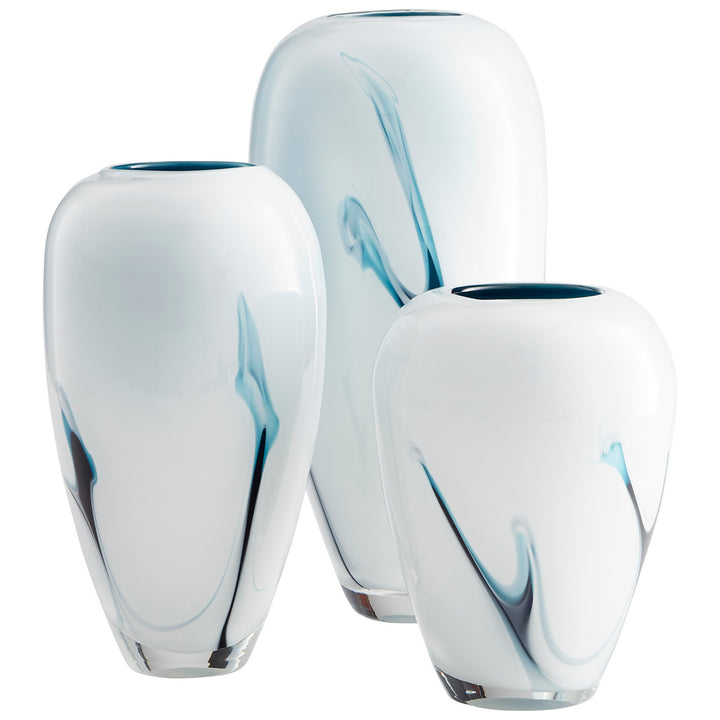 Cyan 10444 Vases & Planters - Blue And White