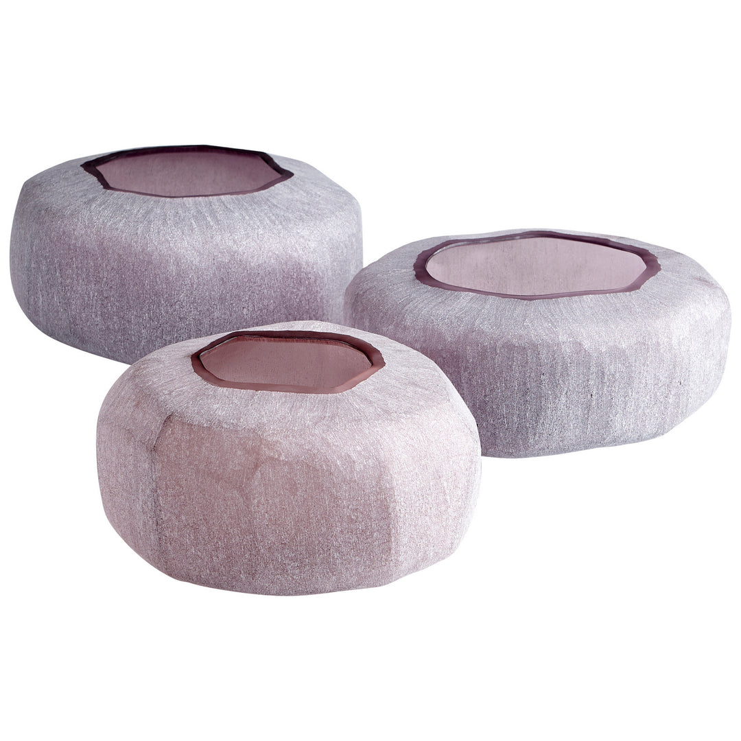 Cyan 10455 Vases & Planters - Textured Plum