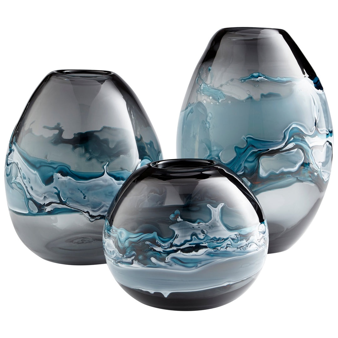Cyan 10461 Vases & Planters - Blue And White