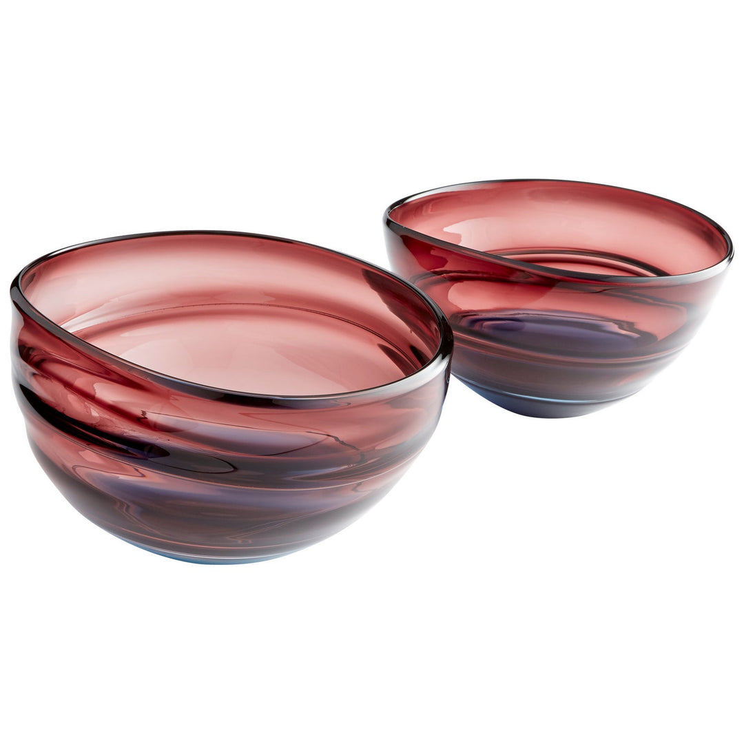 Cyan 10494 Bowls & Plates - Plum And Blue