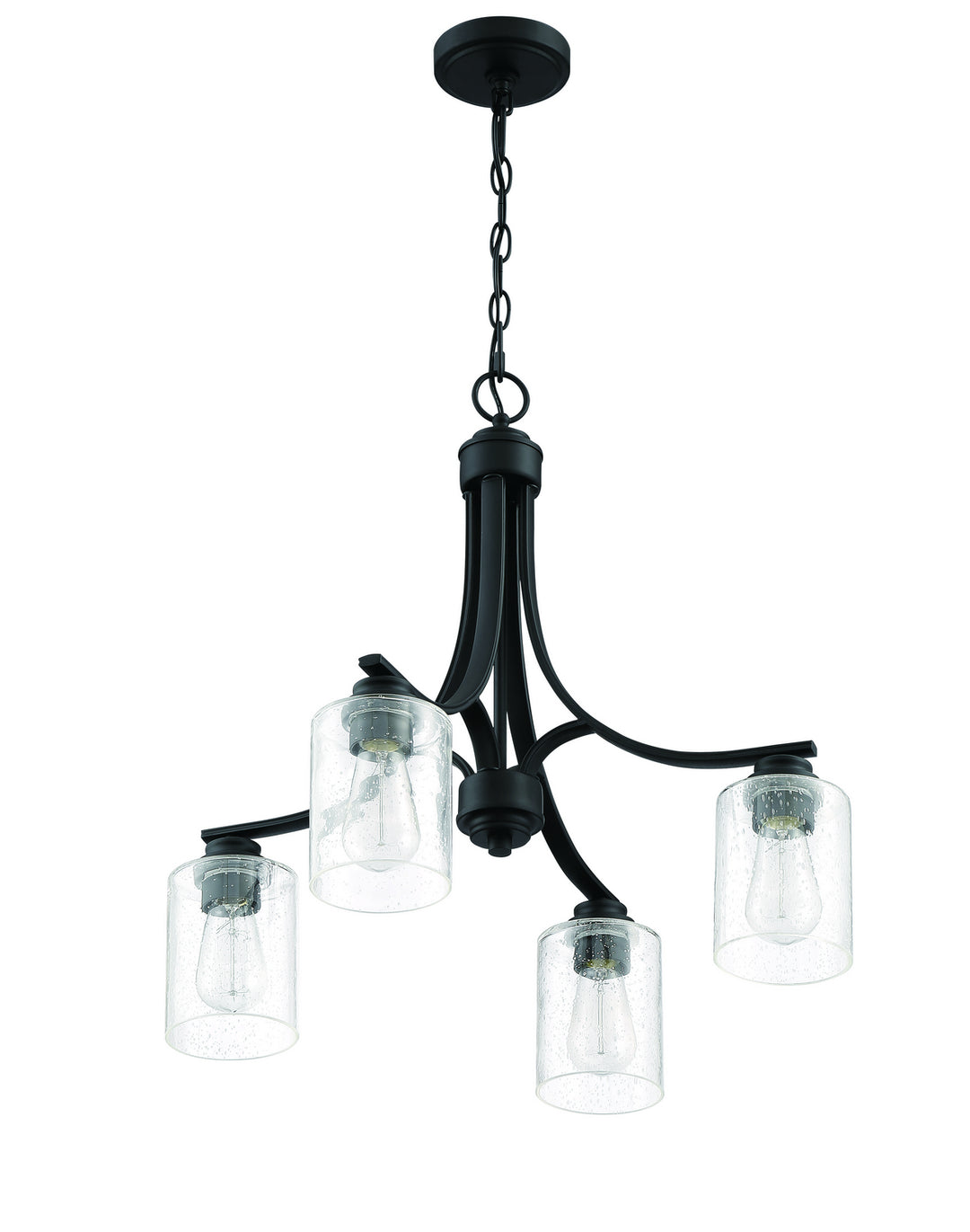 Craftmade Bolden 50524-FB Chandelier Light - Flat Black