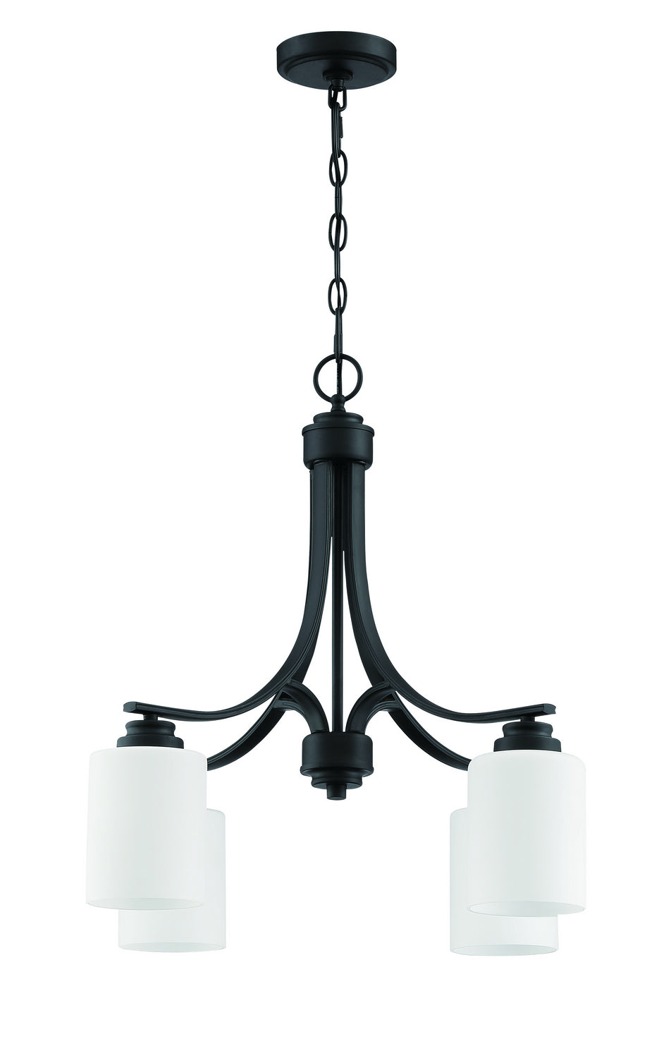 Craftmade Bolden 50524-FB-WG Chandelier Light - Flat Black