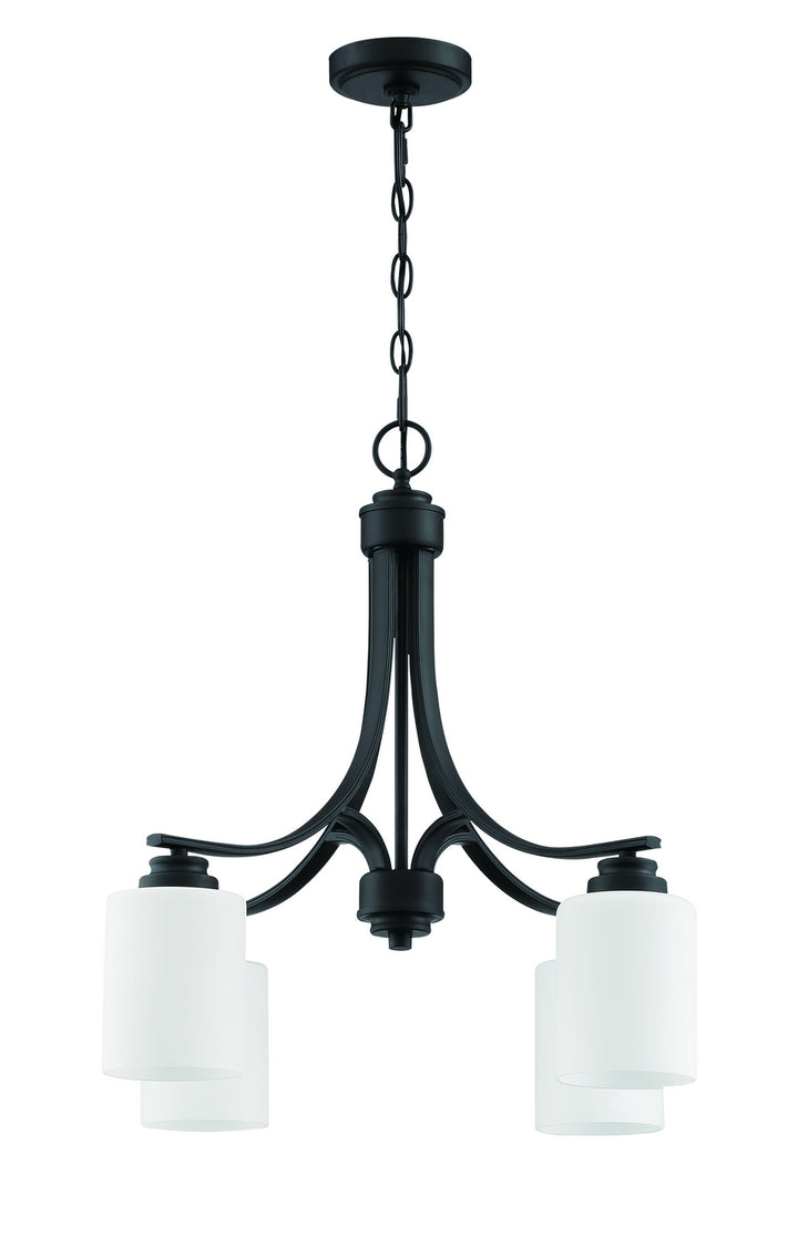 Craftmade Bolden 50524-FB-WG Chandelier Light - Flat Black