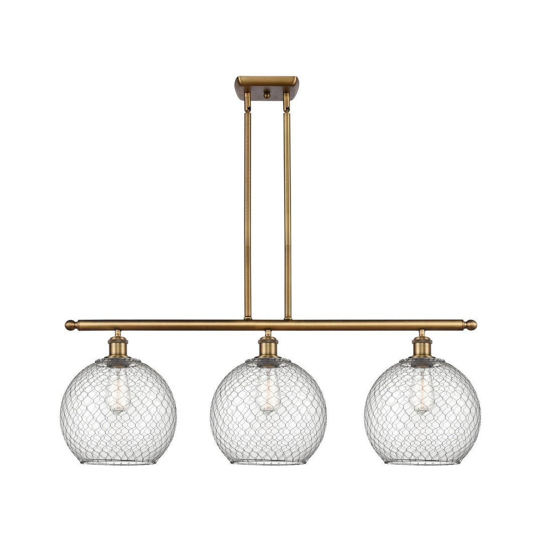 Innovations Ballston 516-3I-BB-G122-10CSN Chandelier Light - Brushed Brass