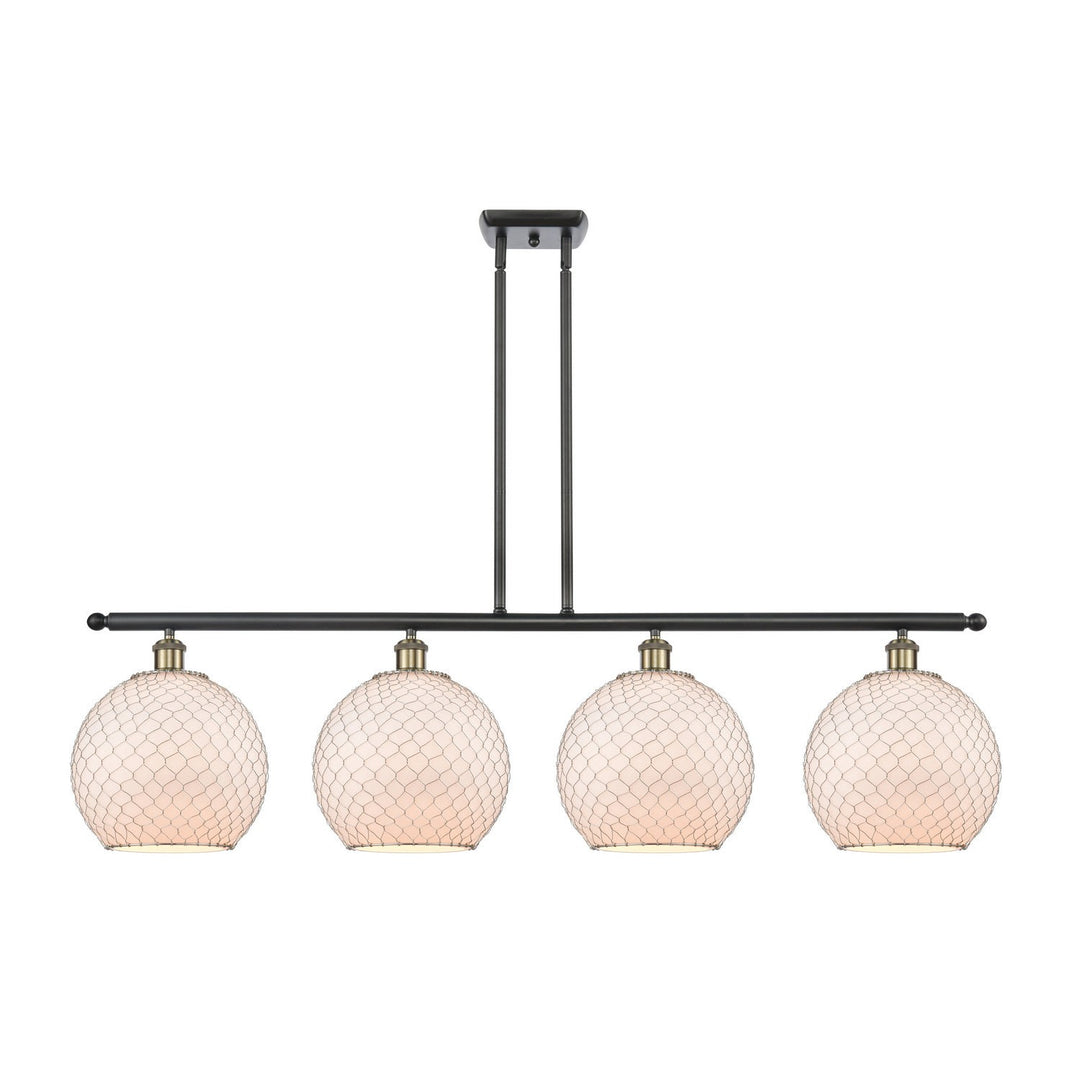 Innovations Ballston 516-4I-BAB-G121-10CSN-LED Chandelier Light - Black Antique Brass