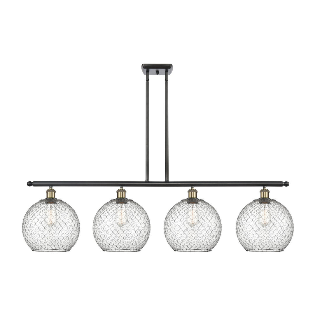Innovations Ballston 516-4I-BAB-G122-10CSN-LED Chandelier Light - Black Antique Brass