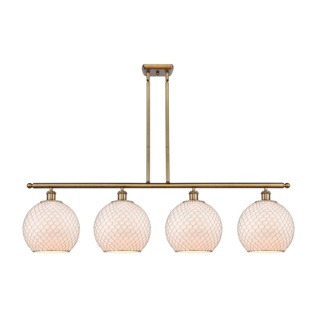 Innovations Ballston 516-4I-BB-G121-10CSN Chandelier Light - Brushed Brass