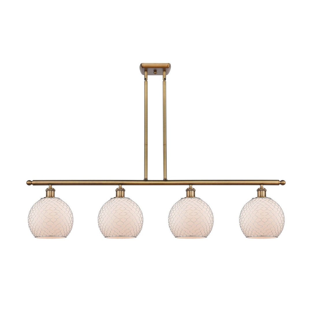 Innovations Ballston 516-4I-BB-G121-8CSN Chandelier Light - Brushed Brass