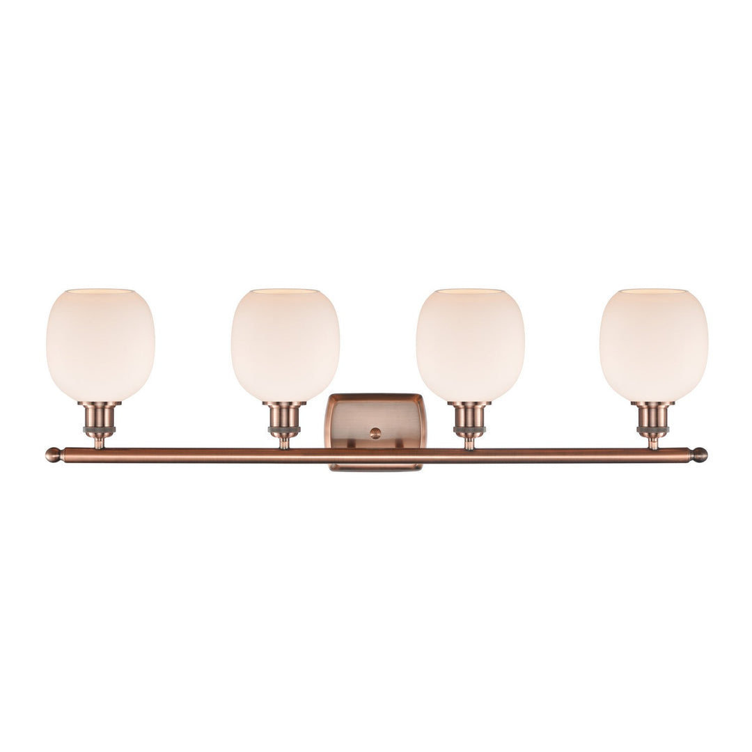 Innovations Ballston 516-4W-AC-G101-LED Bath Vanity Light 36 in. wide - Antique Copper