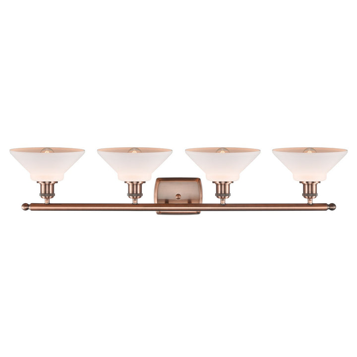Innovations Ballston 516-4W-AC-G131 Bath Vanity Light 36 in. wide - Antique Copper
