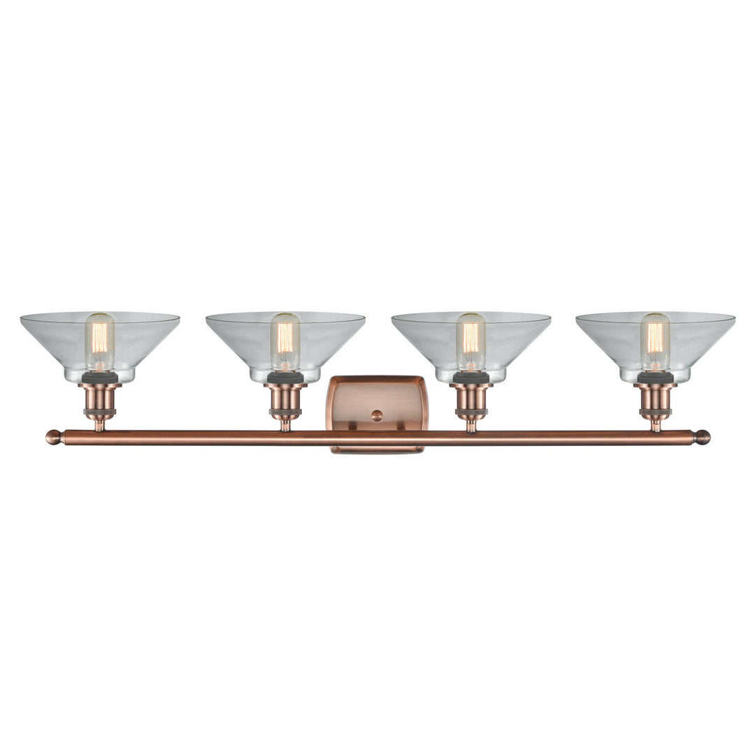 Innovations Ballston 516-4W-AC-G132 Bath Vanity Light 36 in. wide - Antique Copper