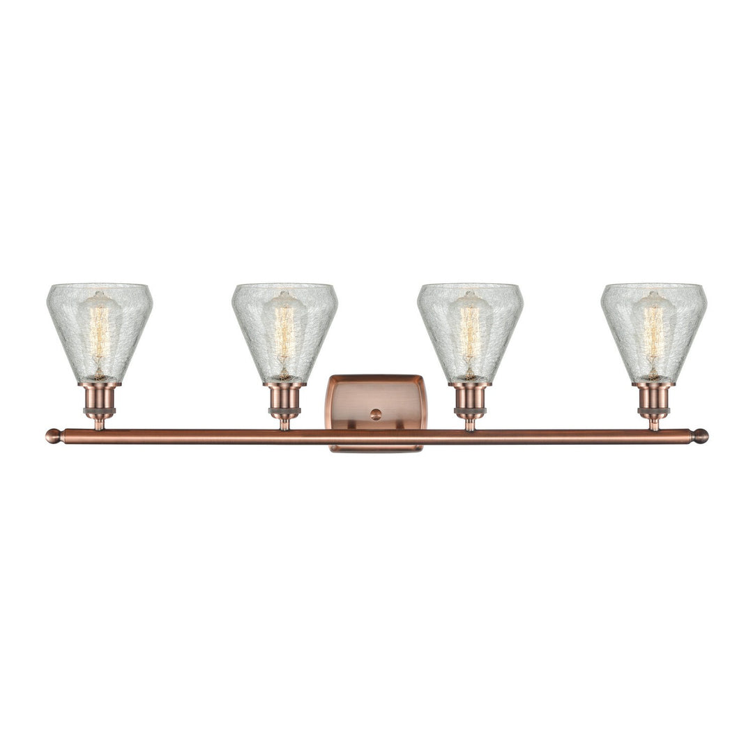Innovations Ballston 516-4W-AC-G275-LED Bath Vanity Light 36 in. wide - Antique Copper