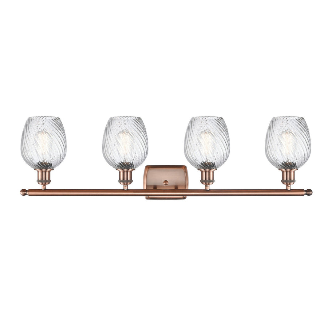 Innovations Ballston 516-4W-AC-G292 Bath Vanity Light 36 in. wide - Antique Copper