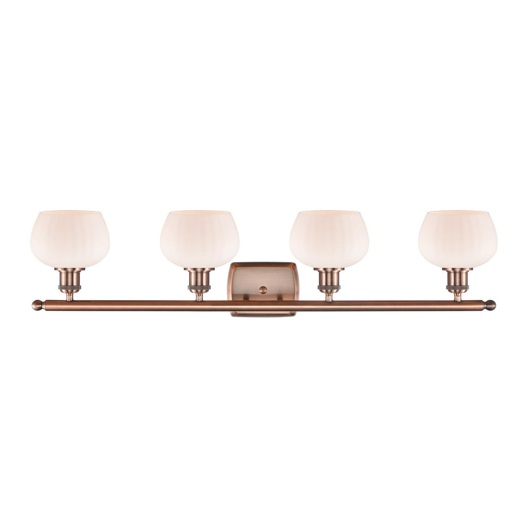 Innovations Ballston 516-4W-AC-G91-LED Bath Vanity Light 36 in. wide - Antique Copper