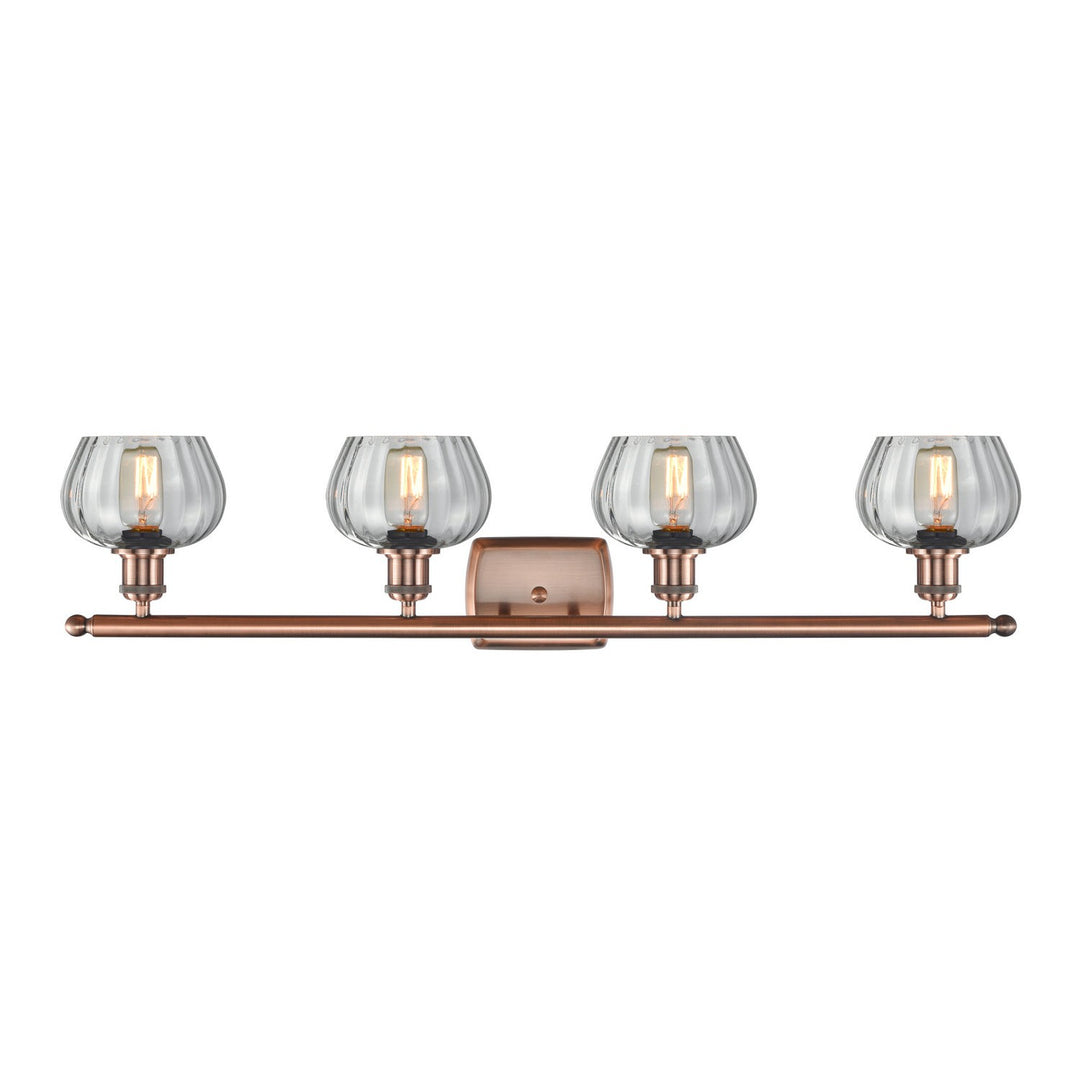 Innovations Ballston 516-4W-AC-G92-LED Bath Vanity Light 36 in. wide - Antique Copper