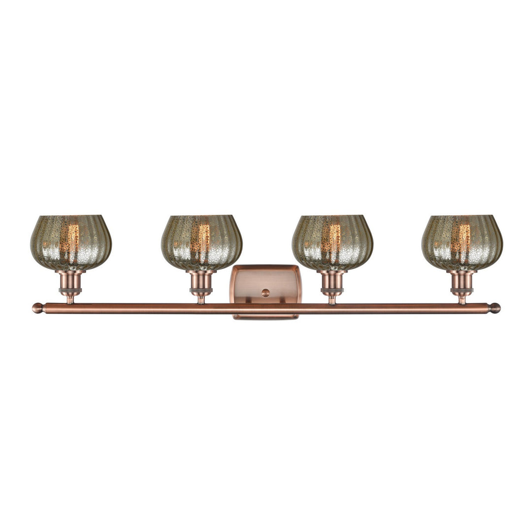 Innovations Ballston 516-4W-AC-G96 Bath Vanity Light 36 in. wide - Antique Copper