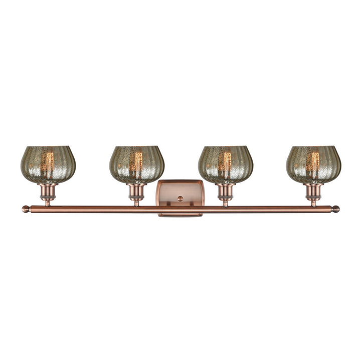 Innovations Ballston 516-4W-AC-G96-LED Bath Vanity Light 36 in. wide - Antique Copper