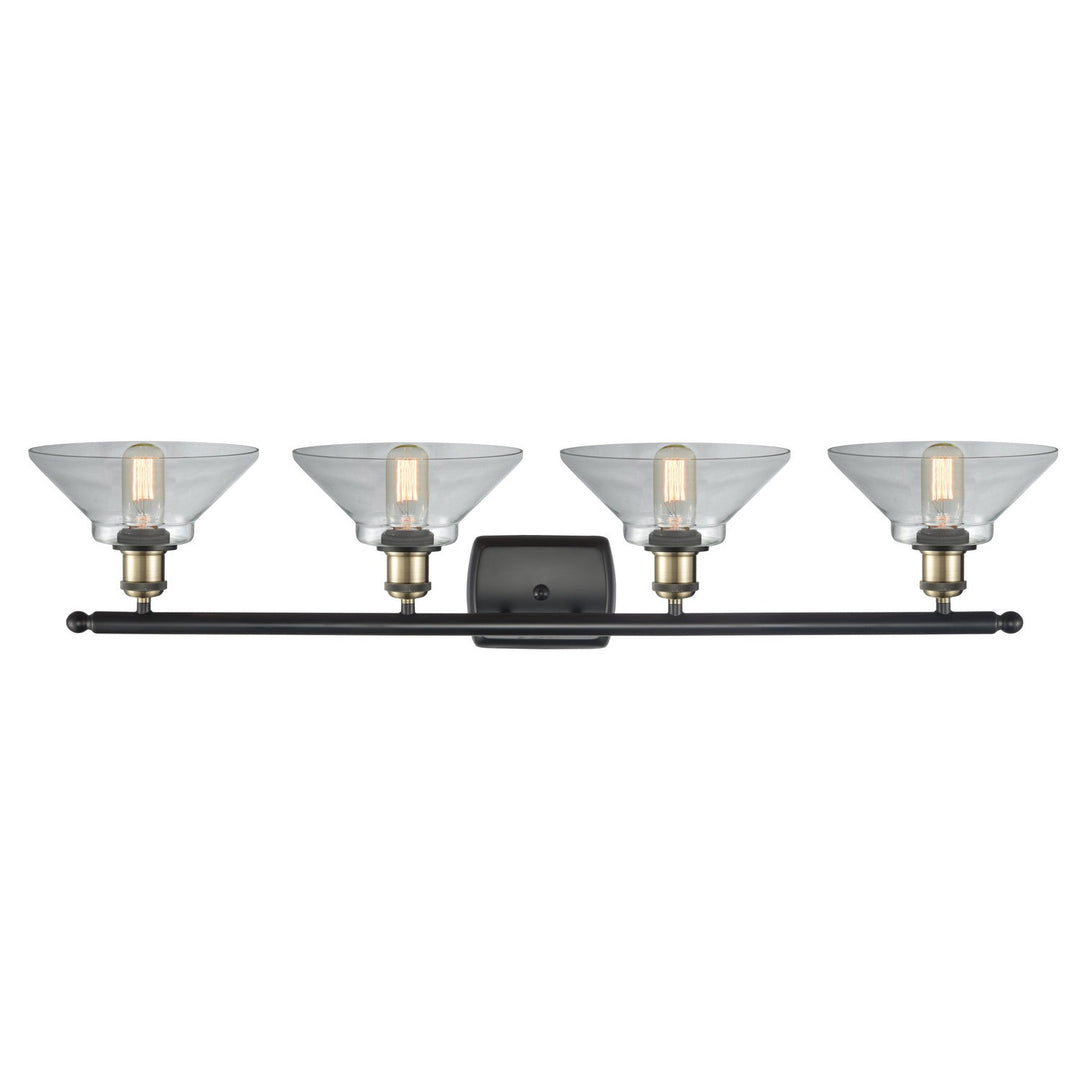 Innovations Ballston 516-4W-BAB-G132-LED Bath Vanity Light 36 in. wide - Black Antique Brass