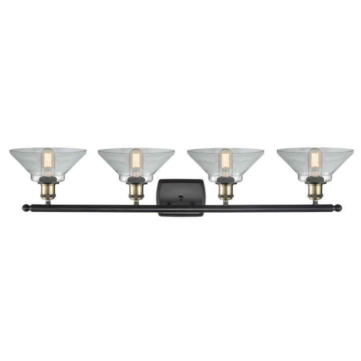 Innovations Ballston 516-4W-BAB-G132-LED Bath Vanity Light 36 in. wide - Black Antique Brass
