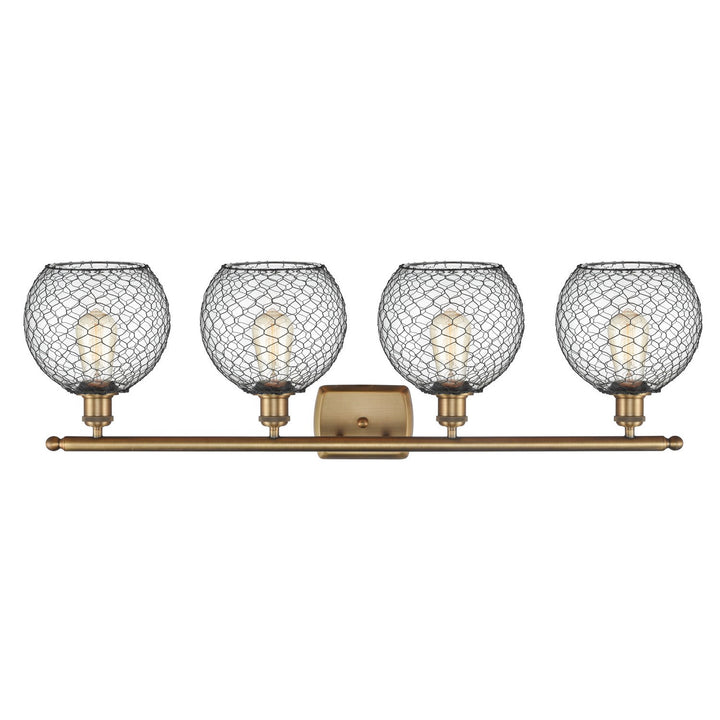 Innovations Ballston 516-4W-BB-G122-8CBK Bath Vanity Light 36 in. wide - Brushed Brass