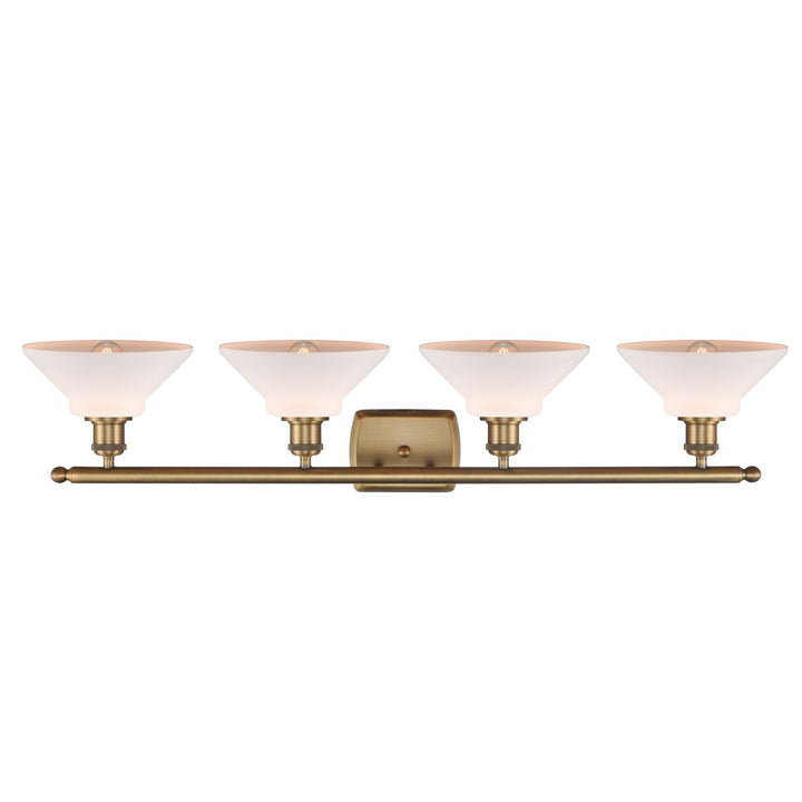 Innovations Ballston 516-4W-BB-G131 Bath Vanity Light 36 in. wide - Brushed Brass
