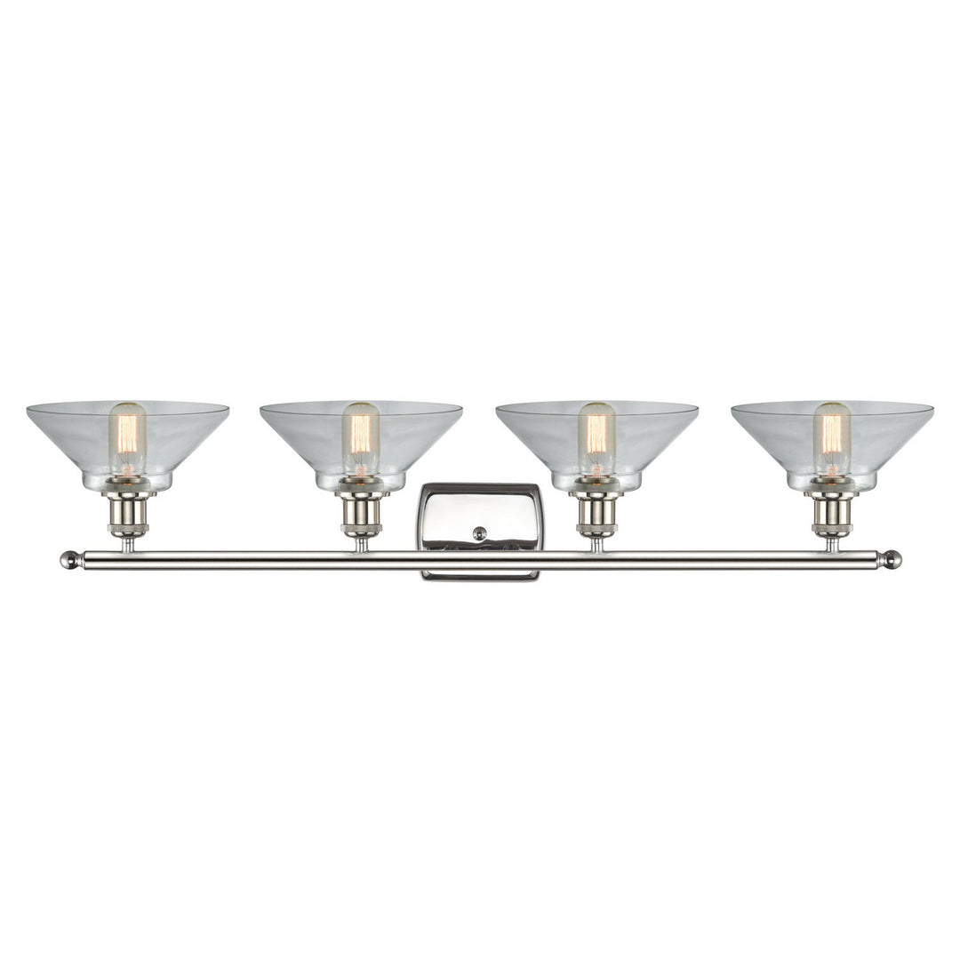Innovations Ballston 516-4W-PN-G132-LED Bath Vanity Light 36 in. wide - Polished Nickel