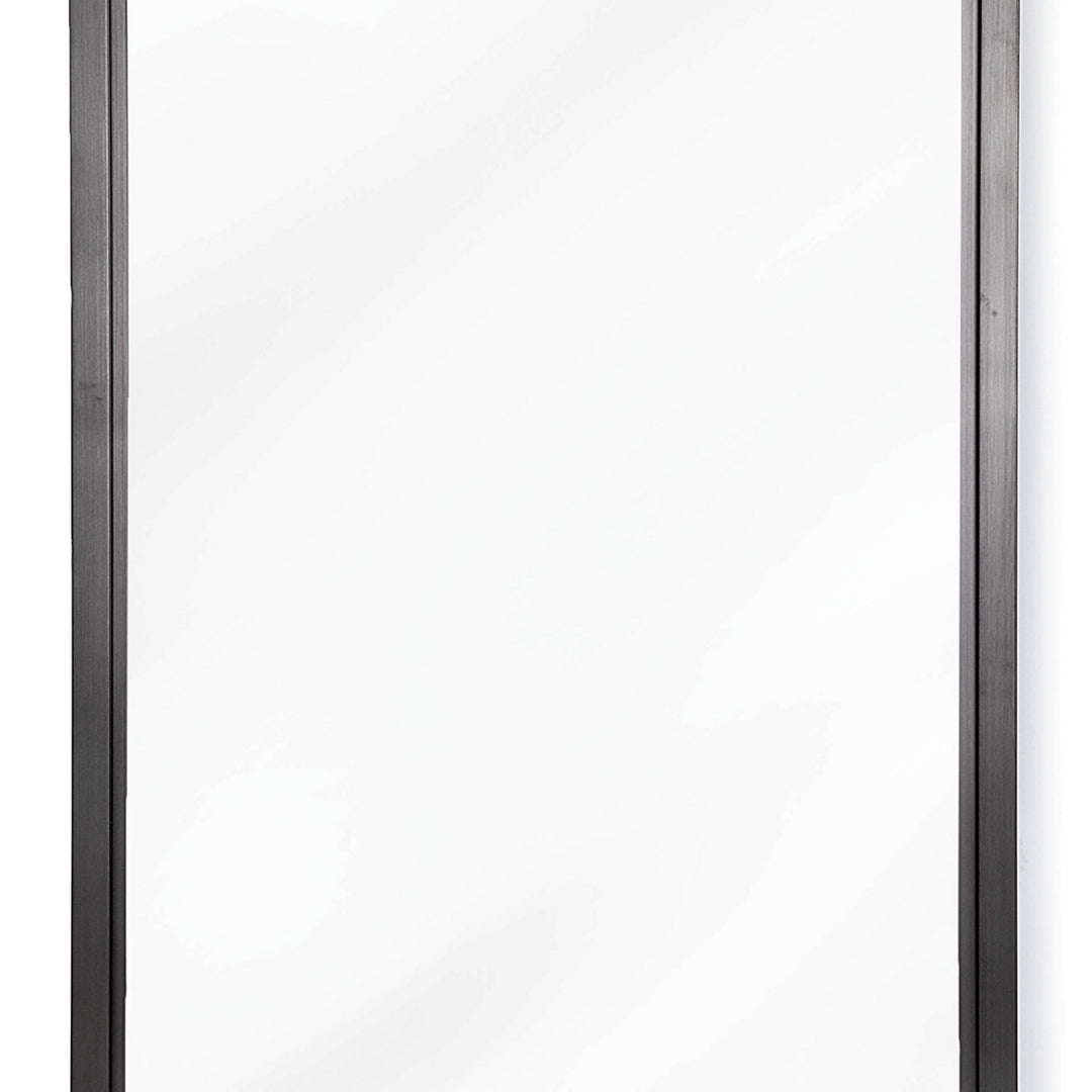 Regina Andrew 21-1047STL  Rectangle Mirror Blackened Steel