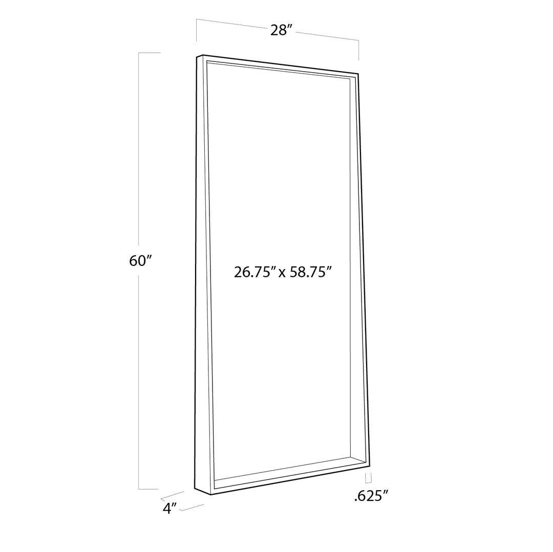 Regina Andrew 21-1049NB  Gunner Mirror Natural Brass