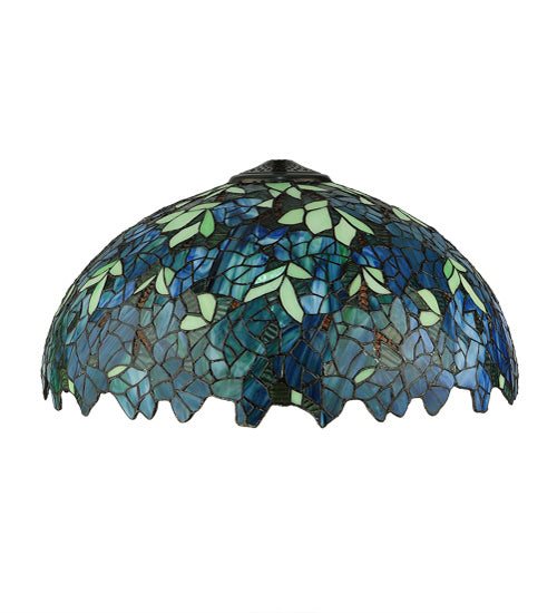 Meyda Tiffany Lighting 133915 Wisteria Shade Lamp Shade Bronze / Dark