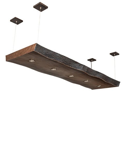 Meyda Tiffany Live Edge Walnut 215293 Pendant Light - Natural Wood