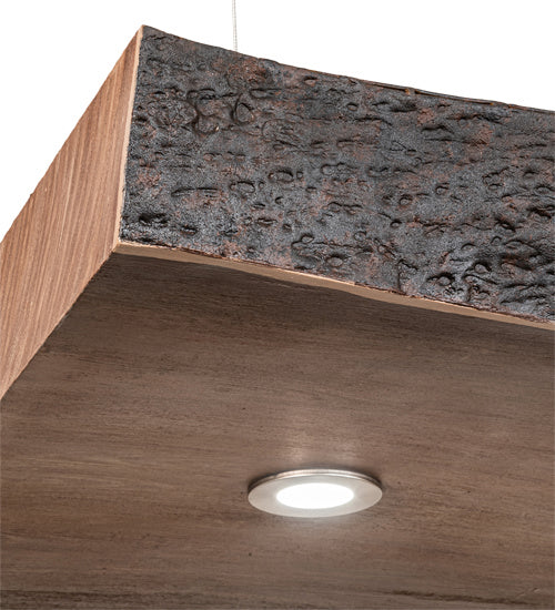 Meyda Tiffany Live Edge Walnut 215293 Pendant Light - Natural Wood