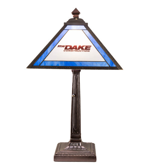 Meyda Tiffany Lighting 219517 Personalized One Light Table Lamp Lamp Bronze / Dark