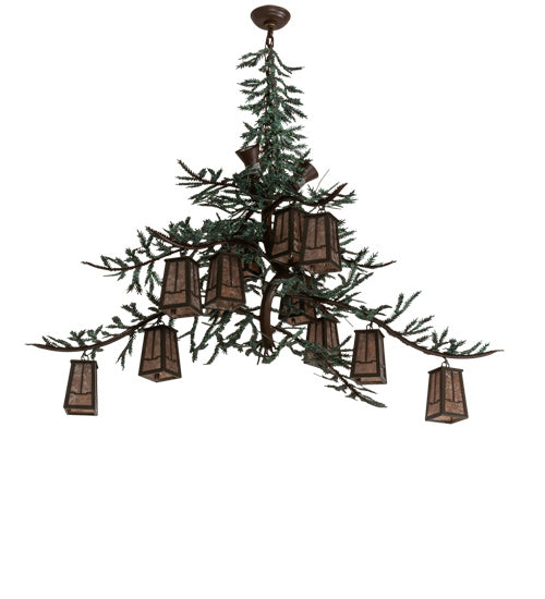 Meyda Tiffany Pine Branch 220711 Chandelier Light - Timeless Bronze,Cafe-Noir
