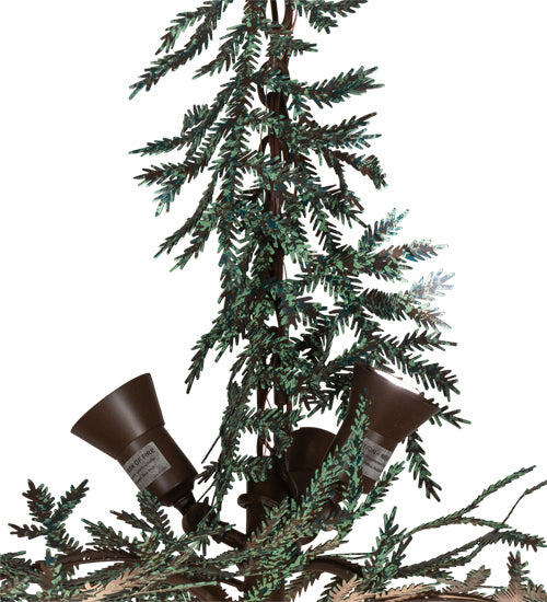 Meyda Tiffany Pine Branch 220711 Chandelier Light - Timeless Bronze,Cafe-Noir