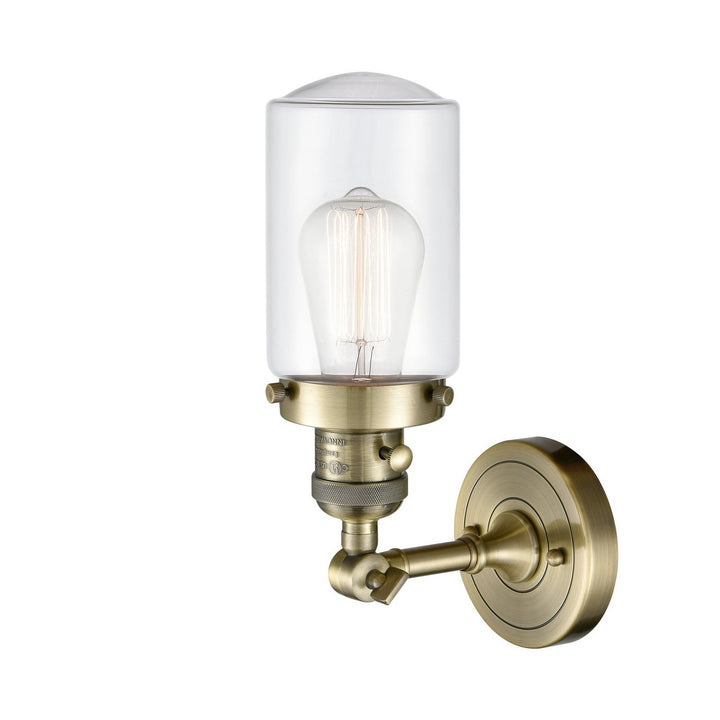 Innovations Franklin Restoration 203SW-AB-G312-LED Wall Sconce Light - Antique Brass