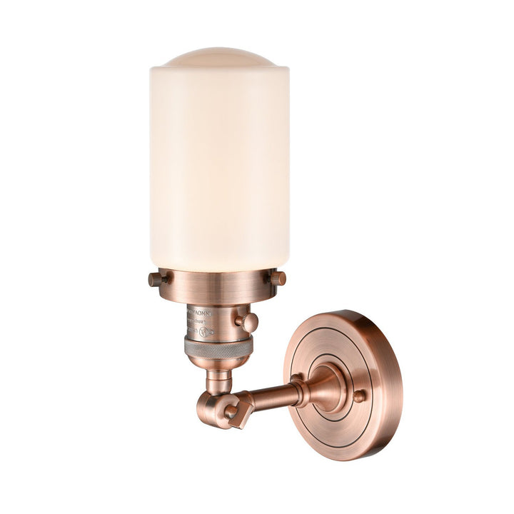 Innovations Franklin Restoration 203SW-AC-G311 Wall Sconce Light - Antique Copper