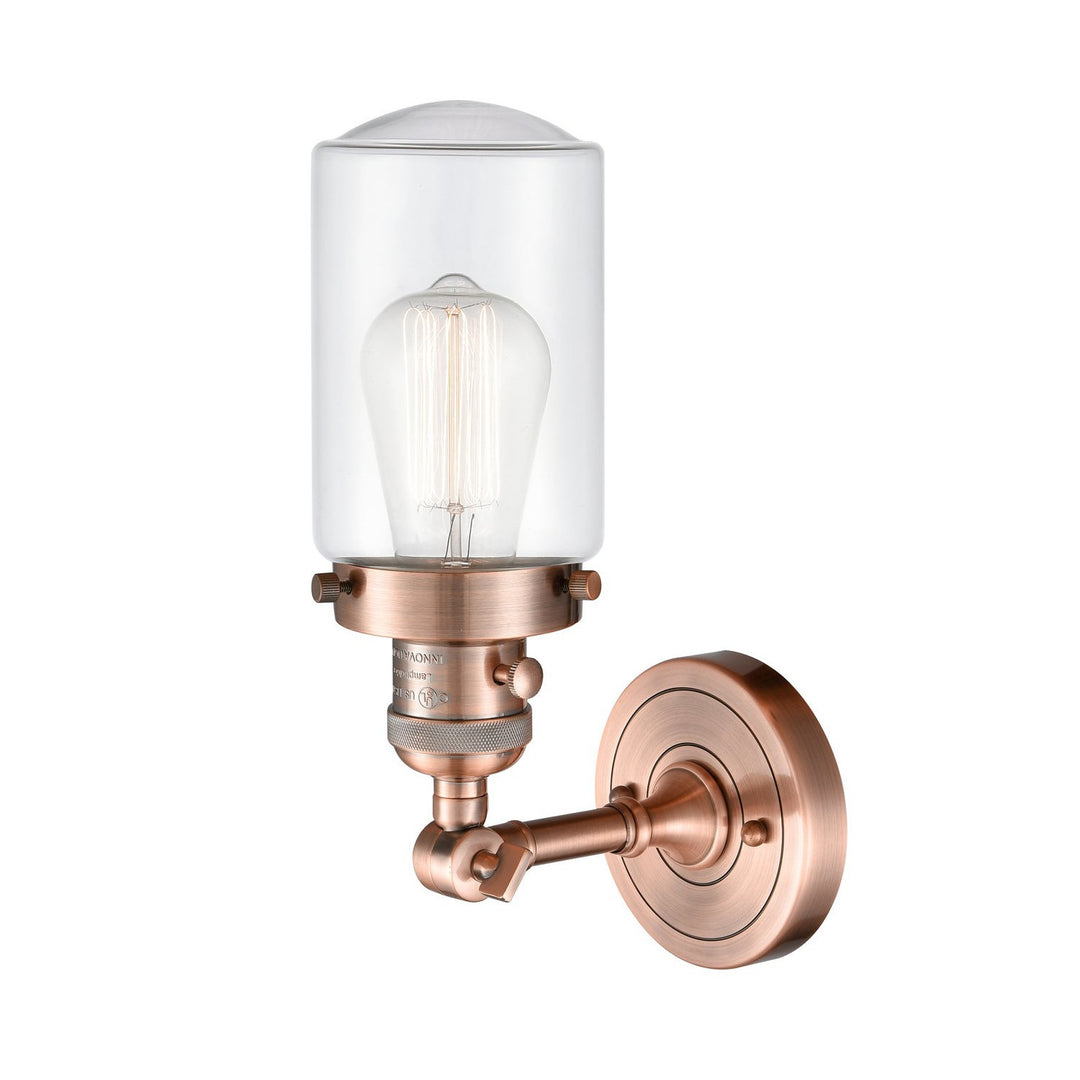 Innovations Franklin Restoration 203SW-AC-G312 Wall Sconce Light - Antique Copper