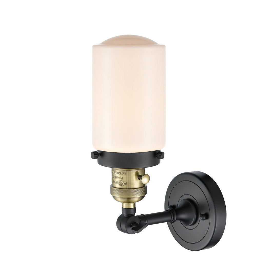 Innovations Franklin Restoration 203SW-BAB-G311 Wall Sconce Light - Black Antique Brass