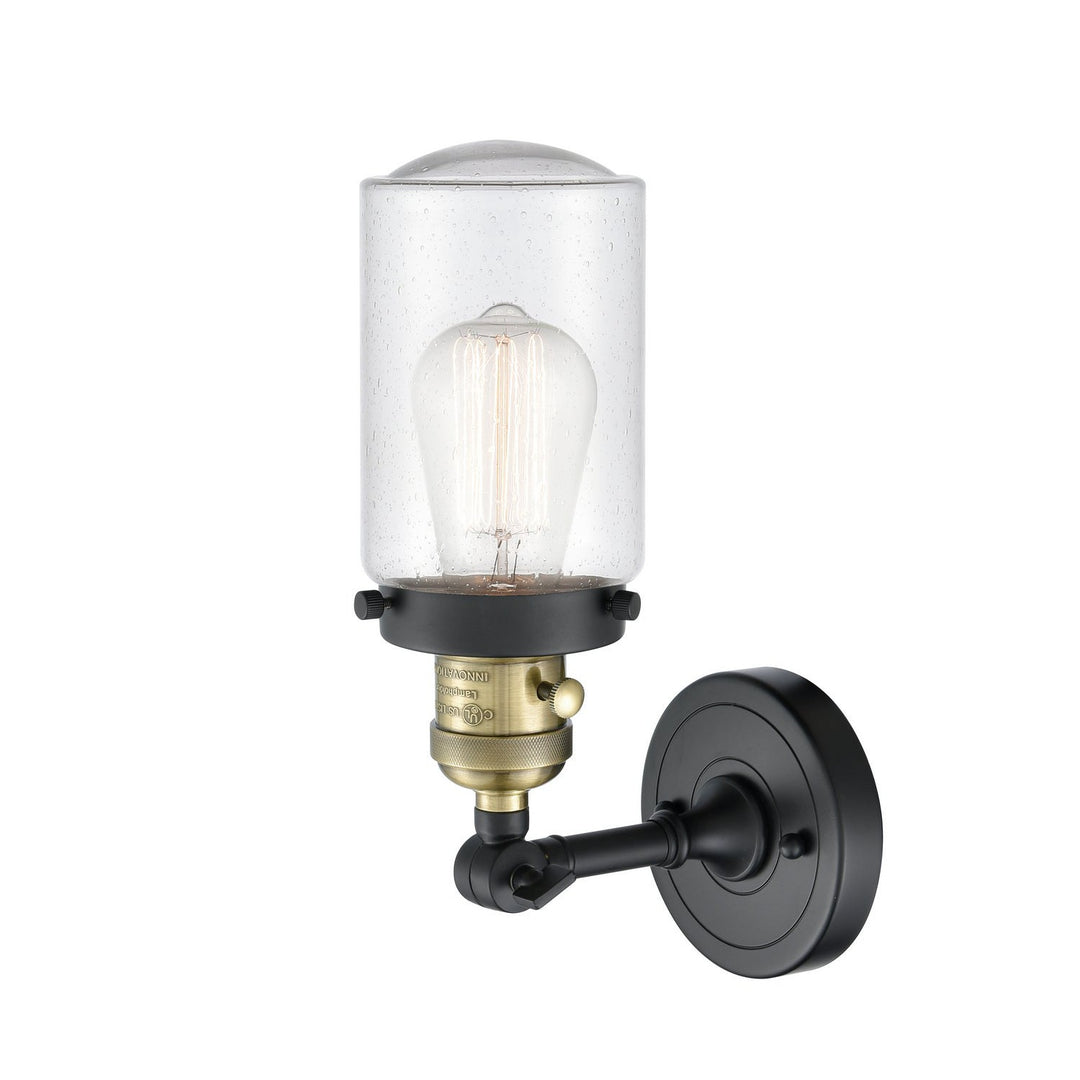 Innovations Franklin Restoration 203SW-BAB-G314 Wall Sconce Light - Black Antique Brass